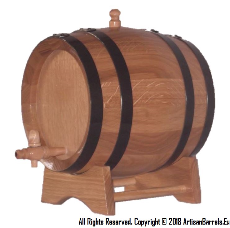 small keg with wooden tap